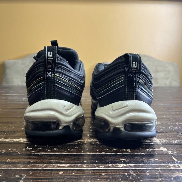 Nike Air Max 97 Black Multicolor Stitch CK0738-001 Women's Size 9.5 - Picture 5 of 7